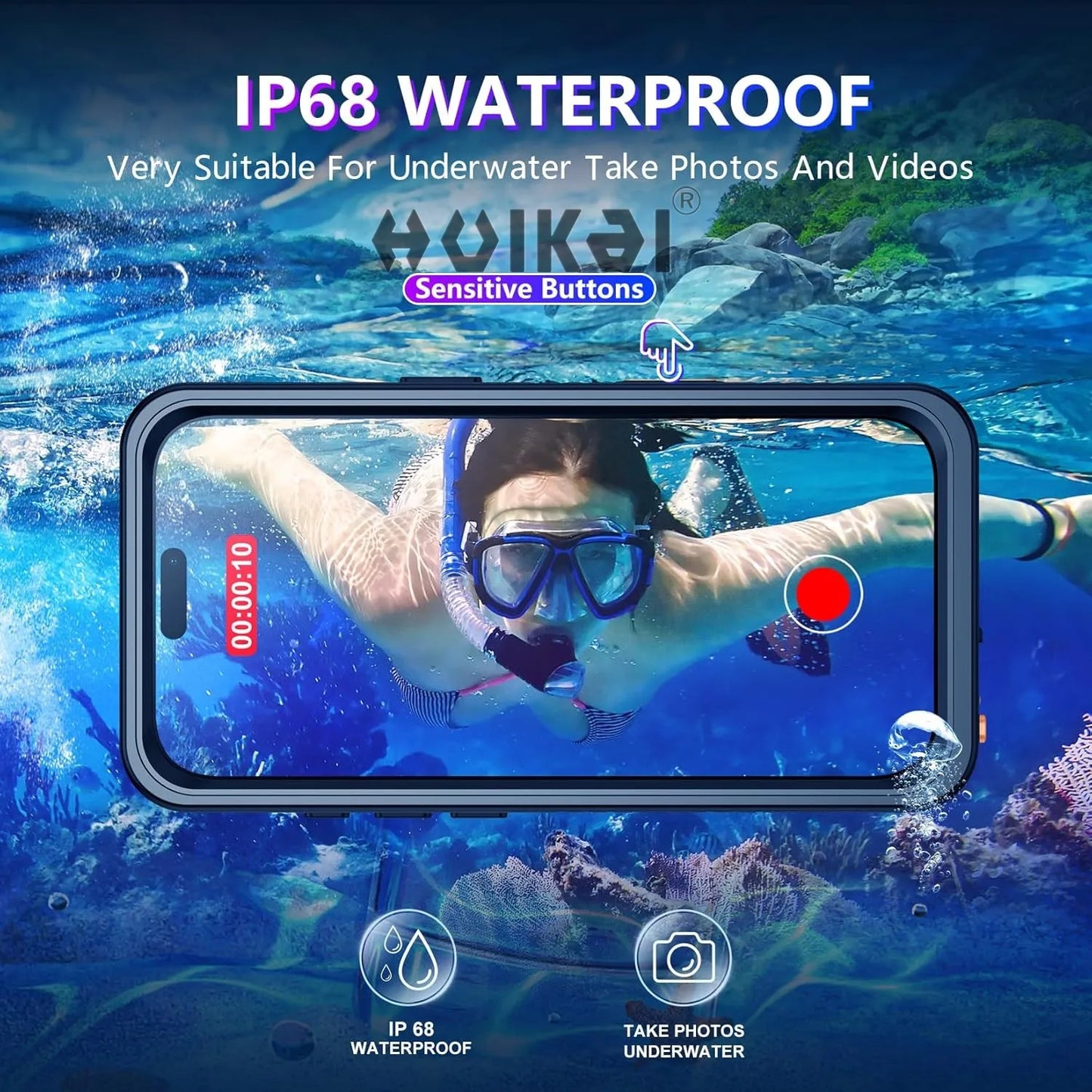  Waterproof Case For iPhone 