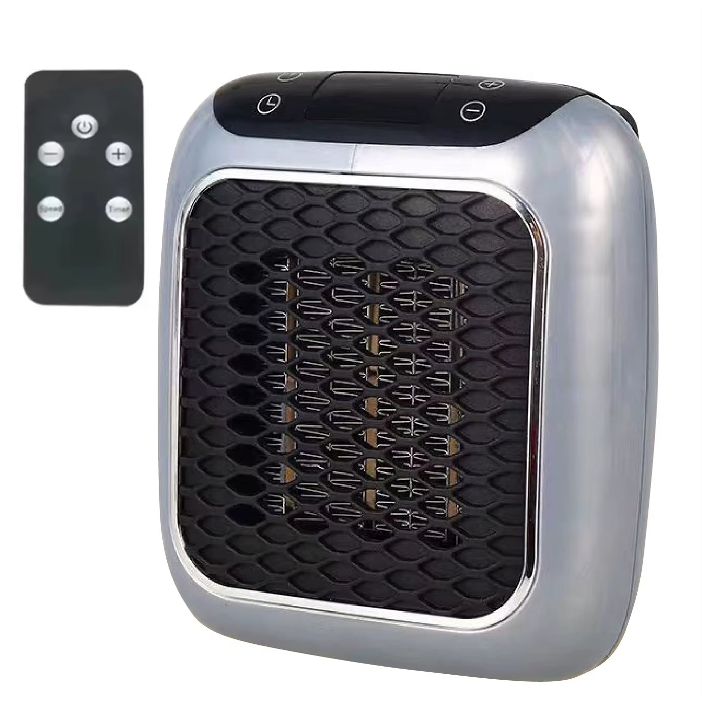 Faster Mini Heater for Home Small Bathroom Heating Fans Wall Mounted PTC Ceramic Electric Heater with Remote Control Household